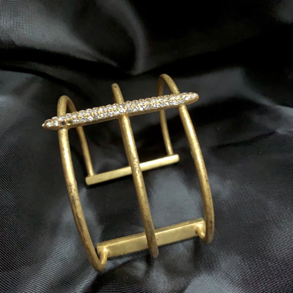 J. Crew Gold Cuff - Picture 2 of 3